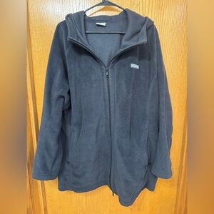 3x Columbia Charcoal/Black Fleece Jacket